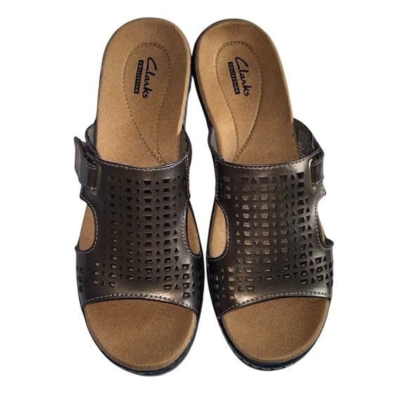 Clarks HAYLA SAMOA Women's Slide Sandals NEW Size 8 - Picture 4 of 10